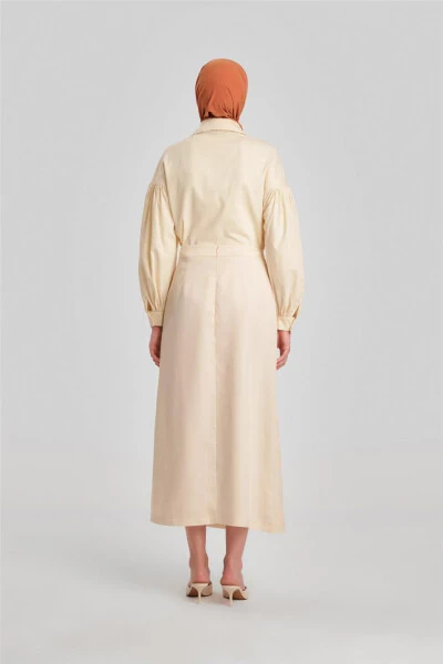 Armine Asymmetrical Closed Tencel Skirt 24Y1616 Moonstone - 5