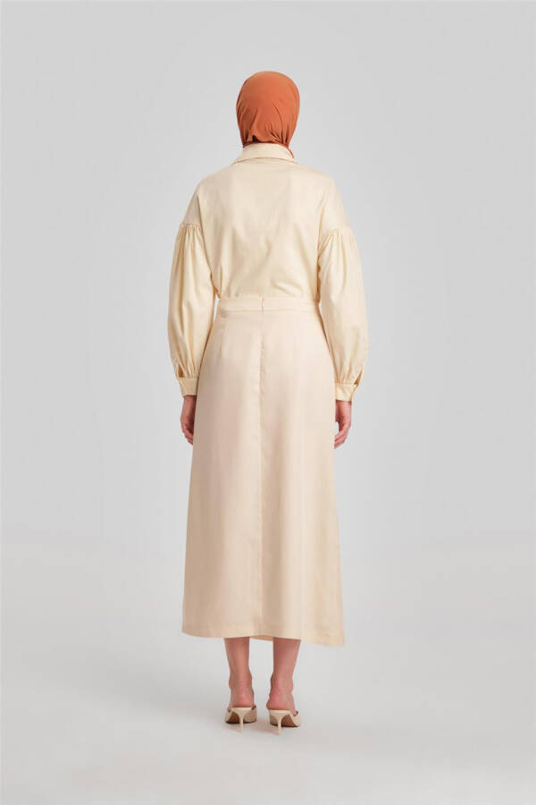 Armine Asymmetrical Closed Tencel Skirt 24Y1616 Moonstone - 5