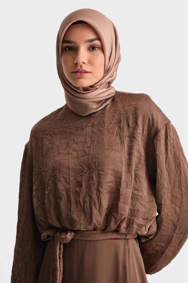 Armine Balloon Blouse Suit 24K6919 Bitter Coffee - 10