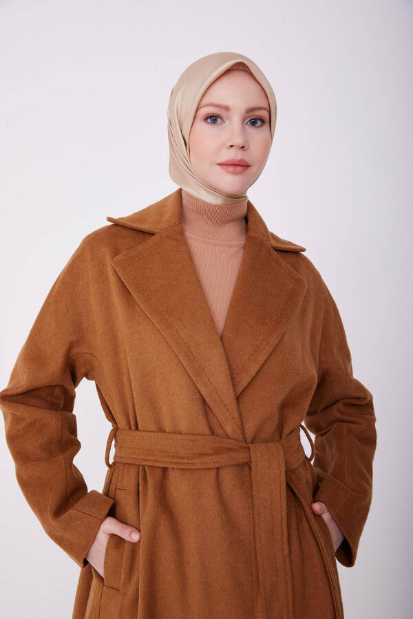 Armine belted cashmere coat - 6