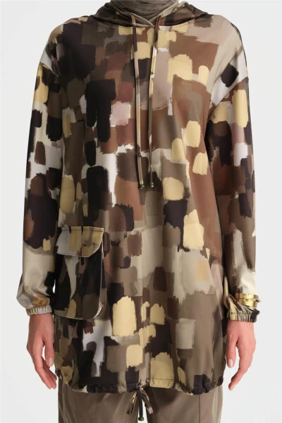 Armine Bosilgan Scuba Sweat 24K4307 Yashil - 11