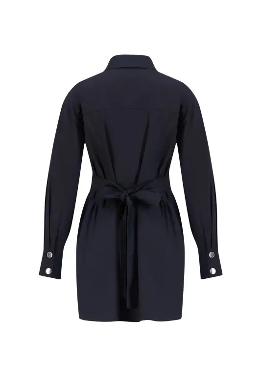 Armine Bow Dress 24K4300 Black - 3