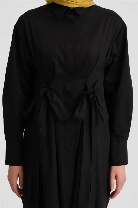 Armine Bow Dress 24K4300 Black - 6