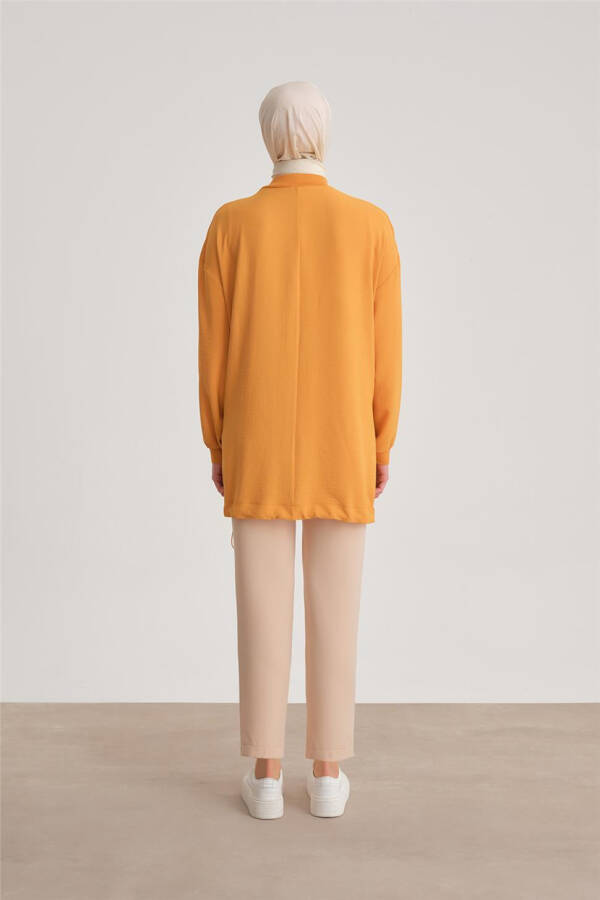 Armine broached blouse, Medium size (3100), Ginger color. - 12