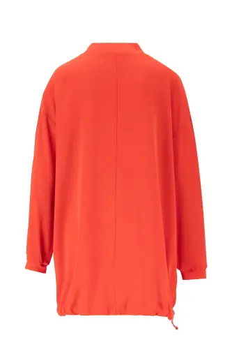 Armine Brooch Blouse Ort3100 Red - 2