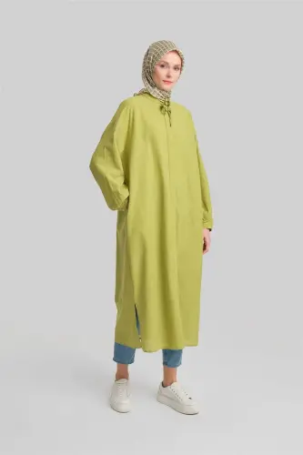 Armine Broshli Tunika Ko'ylak 24Y4107 Fıstık - ARMINE (1)