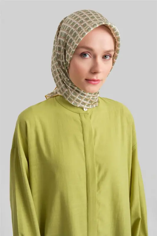 Armine Broshli Tunika Ko'ylak 24Y4107 Fıstık - 5