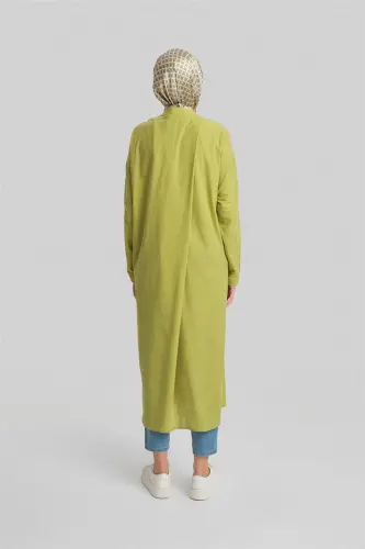 Armine Broshli Tunika Ko'ylak 24Y4107 Fıstık - 7