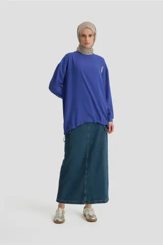 Armine Broshli Bluz Ort3100 Morcivert - ARMINE (1)