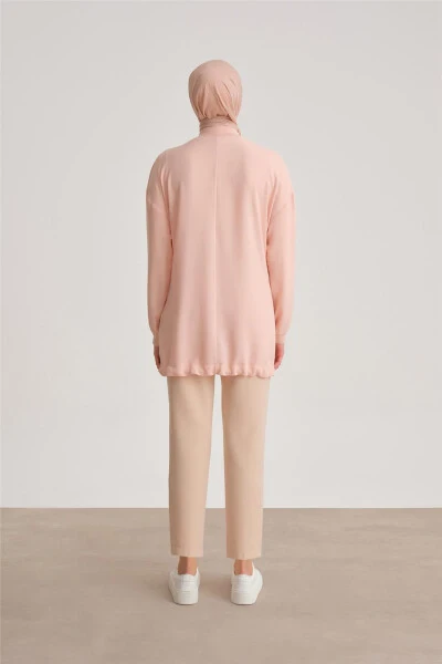 Armine Brooch Blouse Ort3100 Salmon - 12