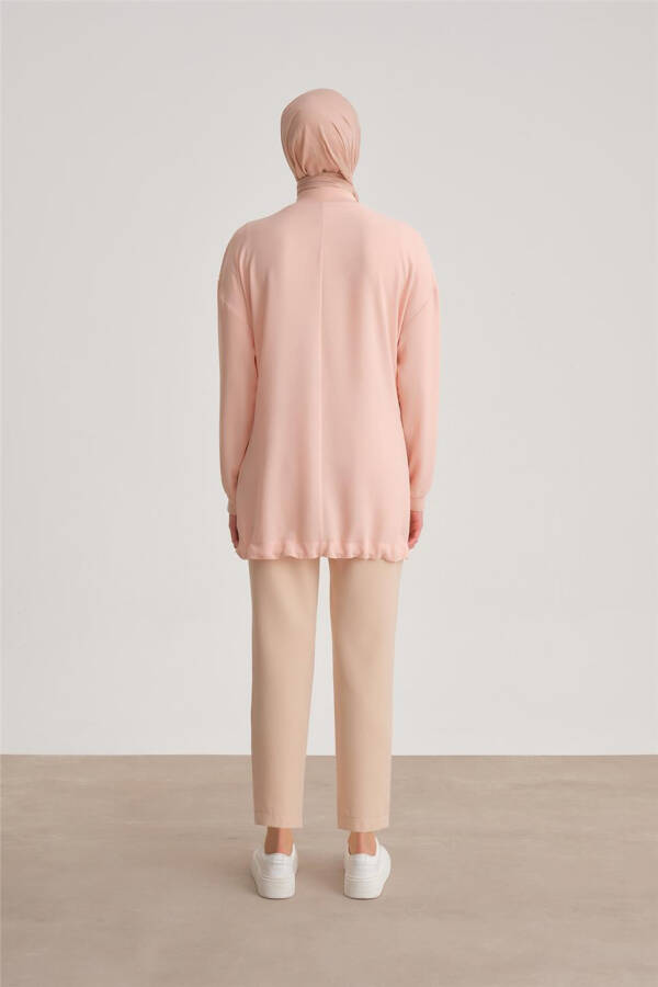 Armine Brooch Blouse Ort3100 Salmon - 12