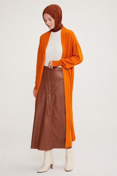 Armine Cardigan 22Kd4245 Burnt Orange - 2