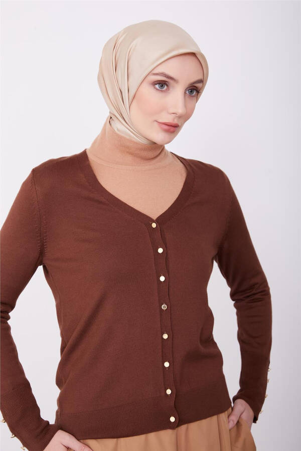 Armine Cardigan 23KD2802 Brown - 3