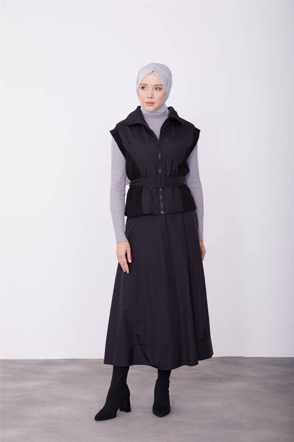 Armine Cashmere Vest 23K4603 Black - 3