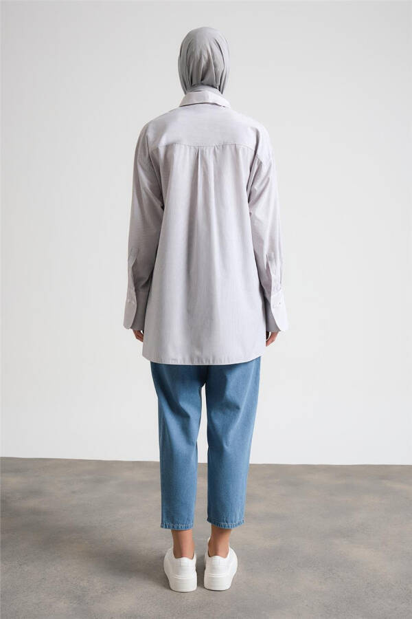 Armine Chiziqli Ko'ylak ORT3440 Vizh - 5