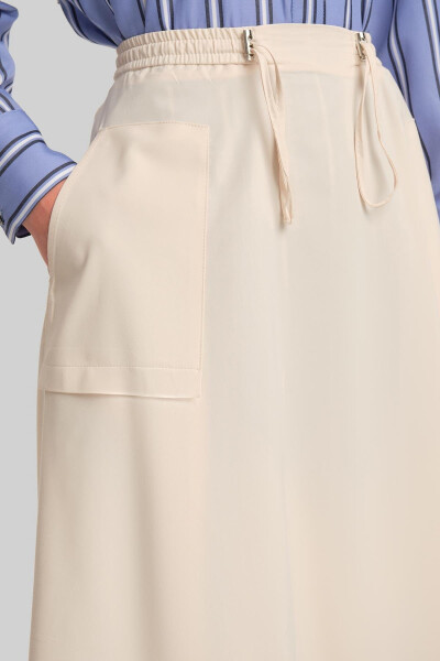 Armine Cotton Skirt with Stopper 24Y1630 Moonstone - 5