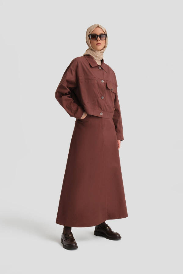 Armine Cotton Suit 24K6900 Red Coffee - 7