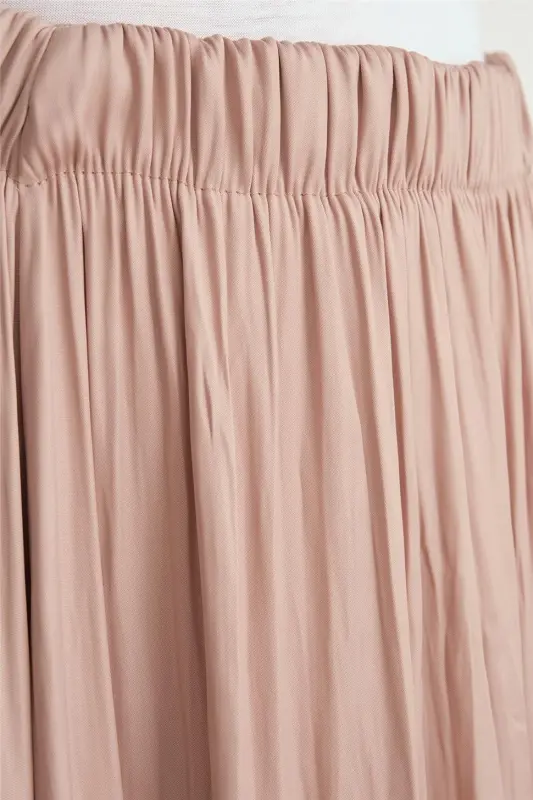 Armine Crinkled Look Pleated Skirt 24Yd5601 Mink - 5