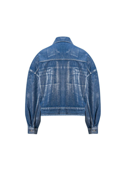 Armine Denim Ceket 24Kd3413 Açık Mavi - 12