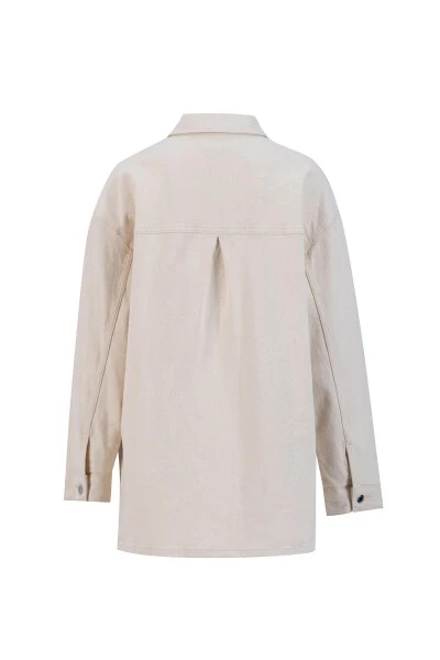 Armine Denim Jacket 24KD3403 Beige - 9