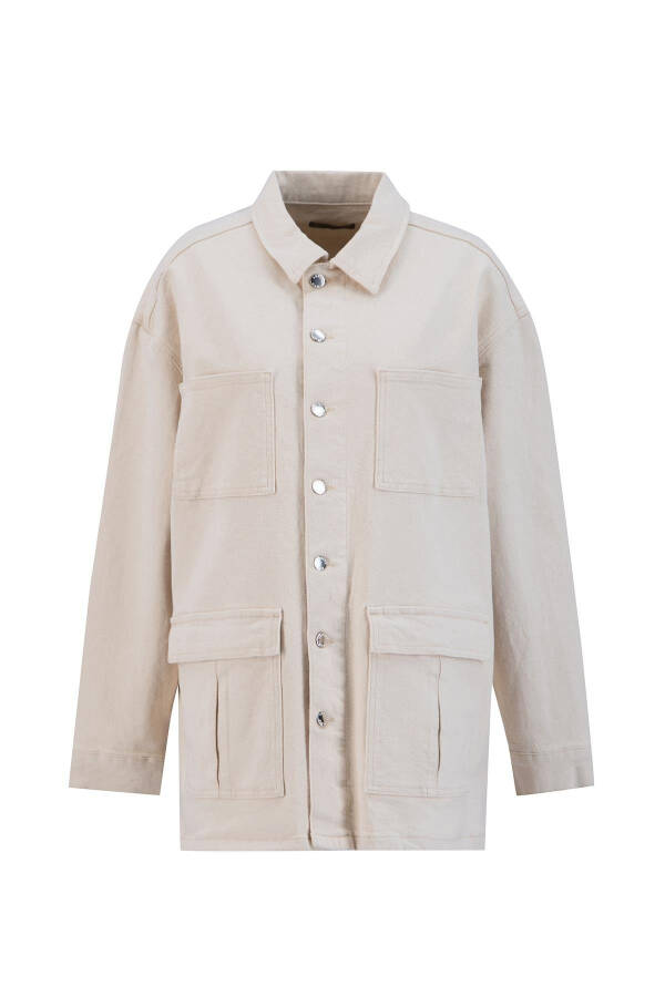 Armine Denim Jacket 24KD3403 Beige - 1