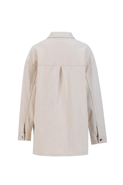 Armine Denim Jacket 24KD3403 Beige - ARMINE (1)