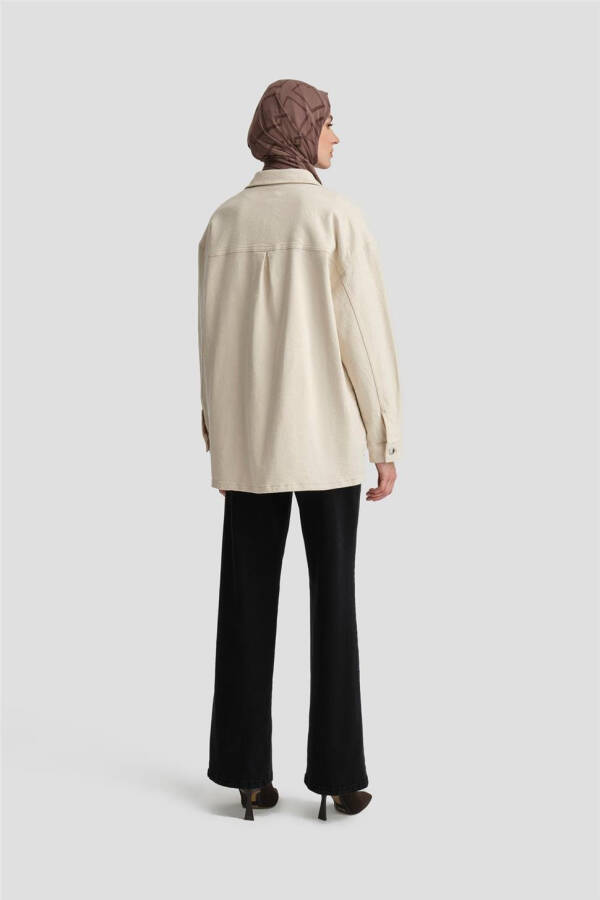 Armine Denim Jacket 24KD3403 Beige - 7