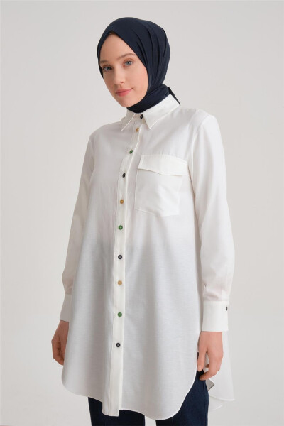 Armine Desenli Tunik Ort4371 Camel - 7