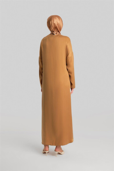 Armine Draped and Belted Dress 24Y9832 Gold - 6