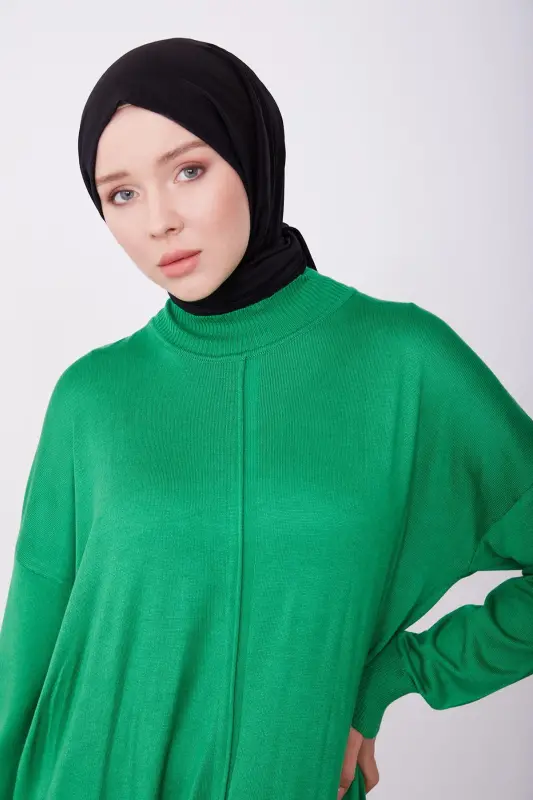 Armine Elbise 23Kd4248 Çimen Yeşili - 3