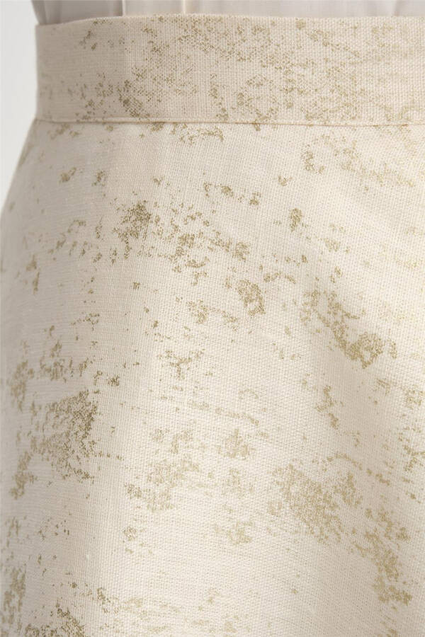 Armine File Embellished Sequined Skirt 24Y1633 Beige - 5