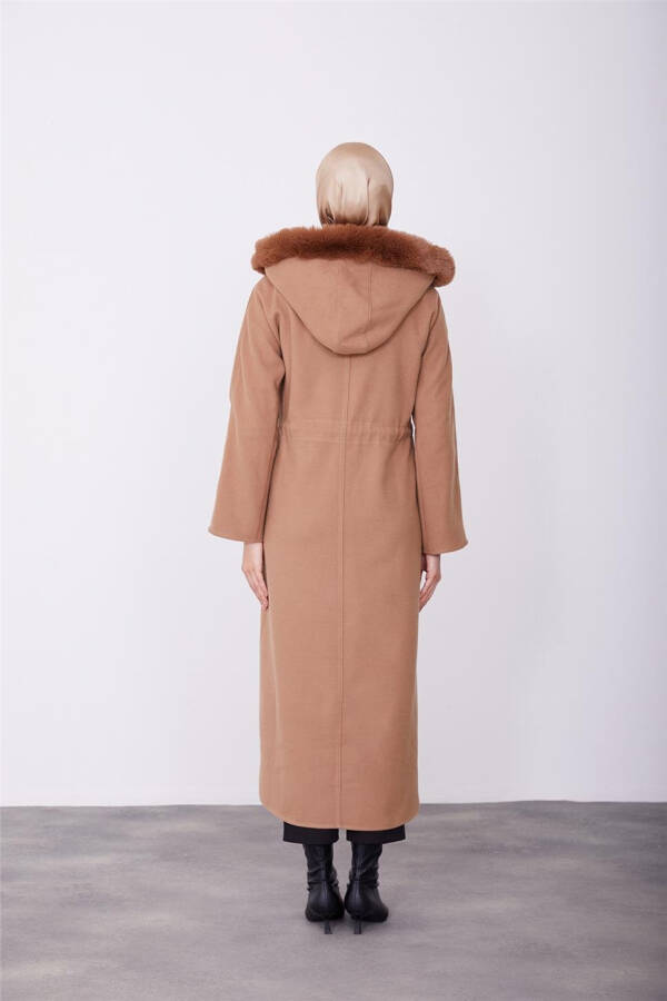 Armine Fur Coat 23K7226 Camel - 10