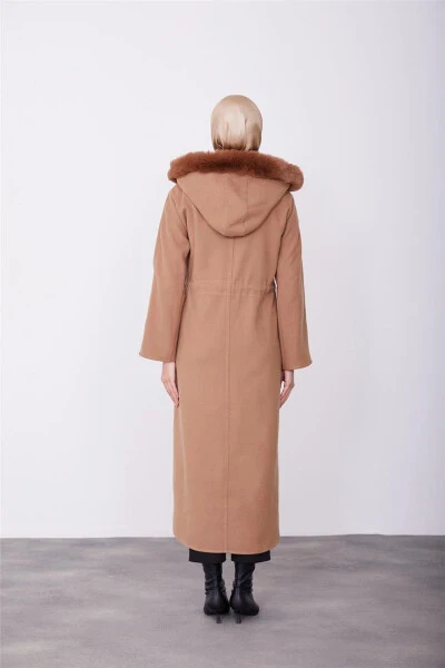 Armine Fur Coat 23K7226 Camel - 5