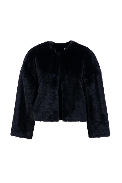 Armine Fur Coat 24K7610 Black - ARMINE
