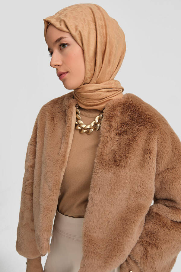 Armine Fur Coat 24K7610 Camel - 10
