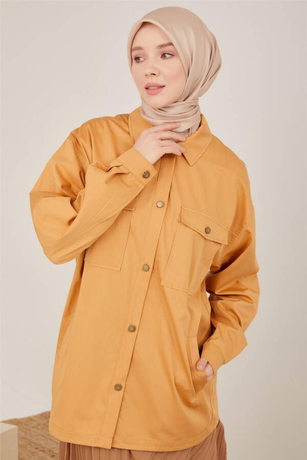 Armine Gabardin Jacket 23Y5803 Camel - 4