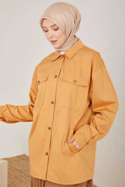 Armine Gabardin Jacket 23Y5803 Camel - 6