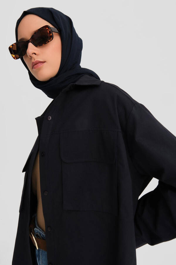 Armine Gabardin Shirt Jacket - 8