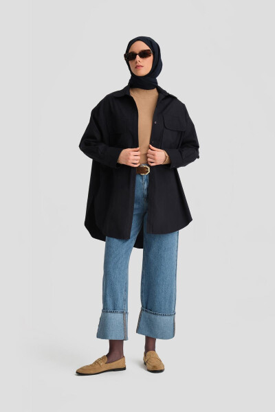 Armine Gabardin Shirt Jacket - 3