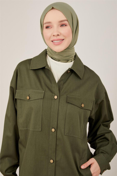 Armine Gabardine Jacket 23Y5803 Khaki - 1