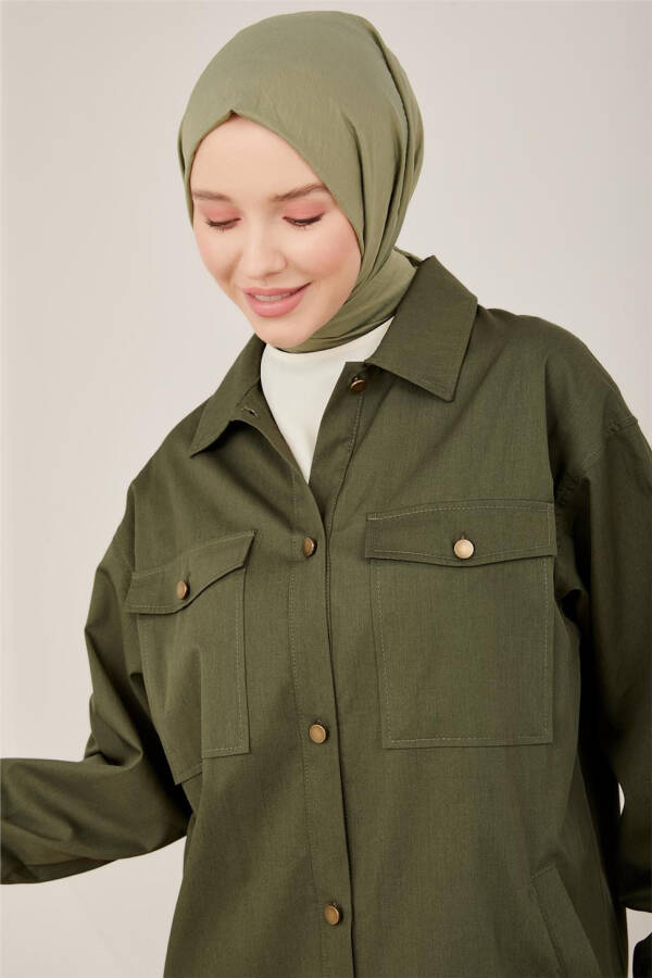 Armine Gabardine Jacket 23Y5803 Khaki - 4