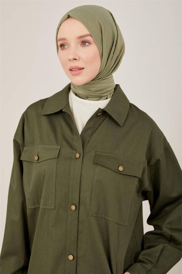 Armine Gabardine Jacket 23Y5803 Khaki - 11