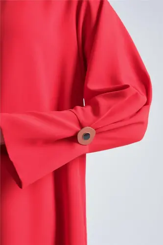 Armine Geniş Manşetli Tunik 24Y4000 Kırmızı - 5