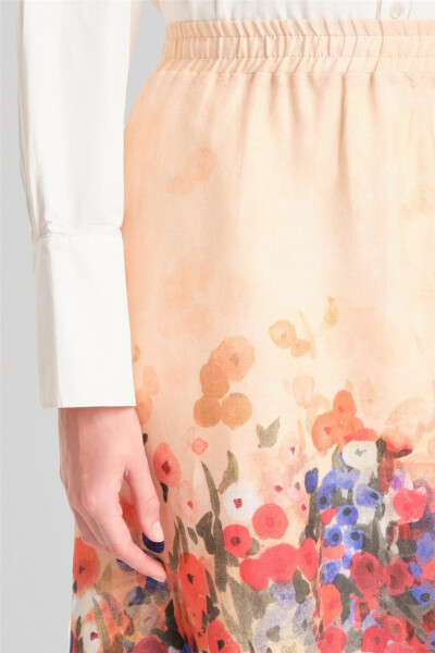 Armine Godet & Patterned Skirt 24Y1628 Orange - 11