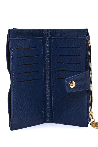 Armine Handbag 23Kd8003-4 Navy Blue - 10