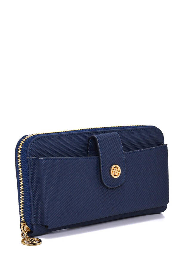 Armine Handbag 23Kd8004-4 Navy Blue - 7