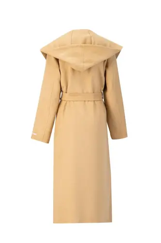 Armine Handmade Капюшонlu Mantı 24K8109 Camel - 8