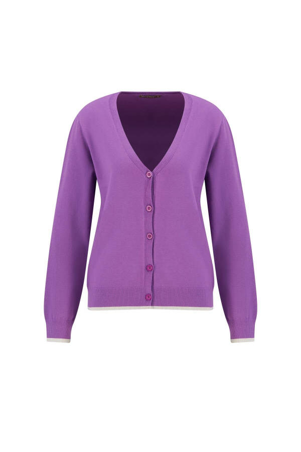 Armine Hırka 24Kd2402 Mor - 1