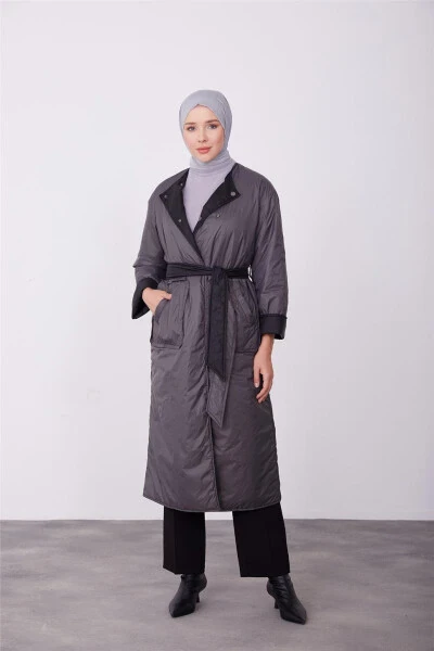 Armine Ikki Tomonlama Kiyiladigan 2 Rangli Sumka 23K7207 Qora - ARMINE