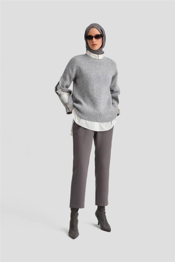 Armine Ironed Trousers 24K2710 Anthracite - 1